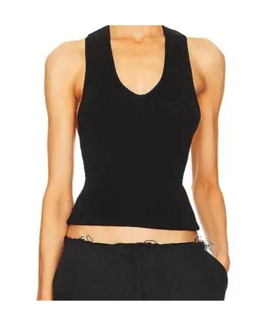 St. Agni Black Sleeveless Vest