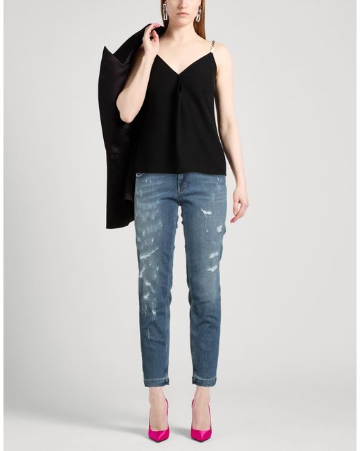 Dolce & Gabbana Blue Mid- Slim-Fit Jeans
