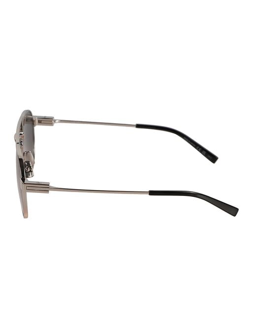 Saint Laurent White Eyewear Aviator Sunglasses for men