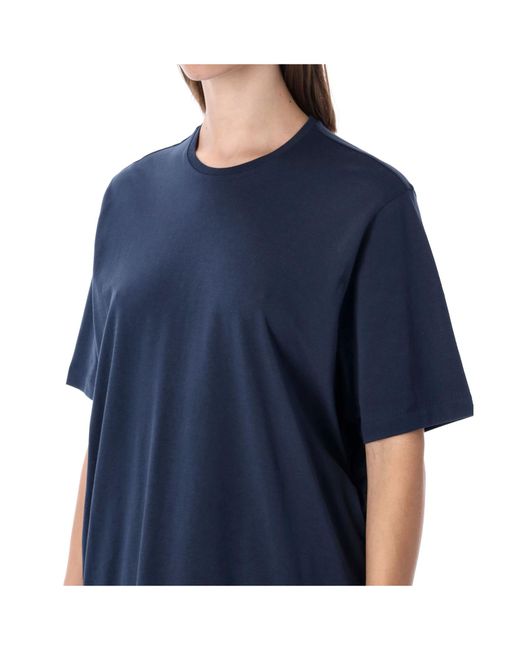 Frankie Shop Blue Harper Crew-Neck T-Shirt