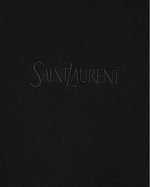 Saint Laurent Black Hoodies for men