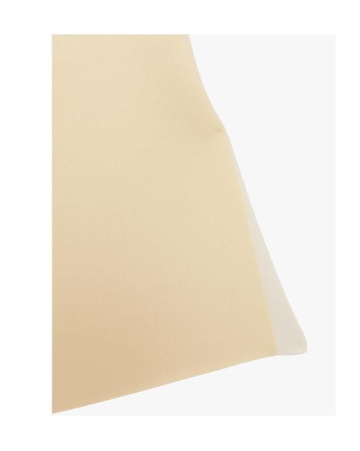 Jil Sander Natural Raglan-Sleeve V-Neck Polo Shirt