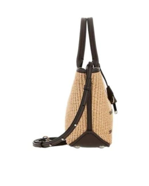 Hogan Natural Script Mini Shopping Bag