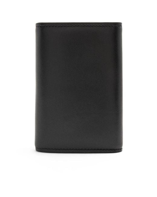 Loewe Black Anagram Puffer Foldover Wallet