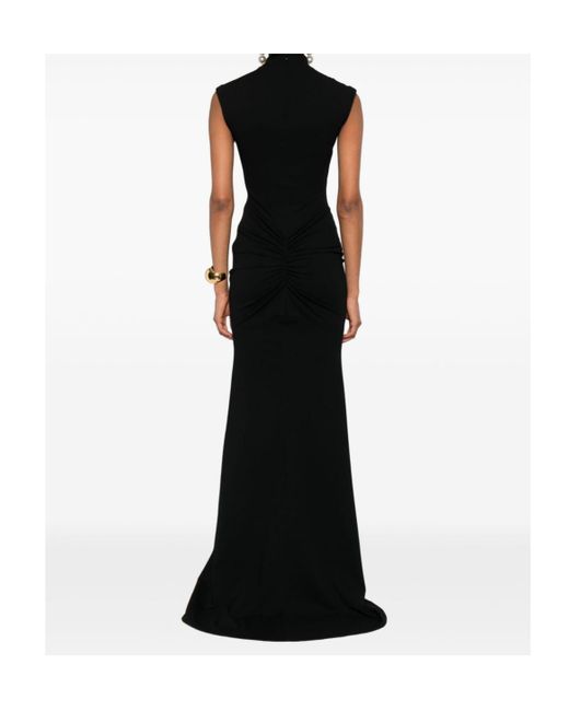 Jacquemus Black Figure-Hugging Maxi Dress
