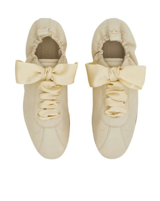 Ferragamo White Hybrid Sneaker