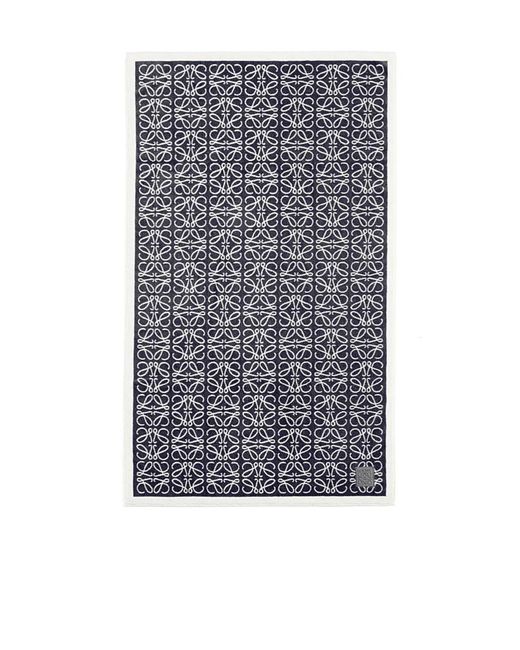 Loewe White Anagram Towel