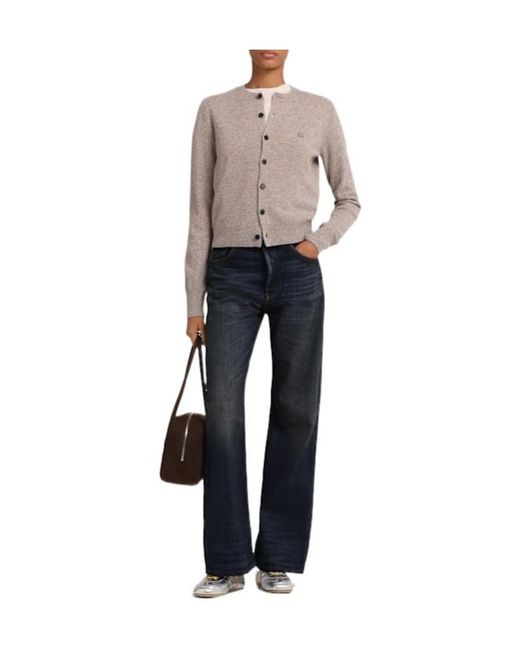 Acne Blue 5-Pocket Flared Denim Jeans