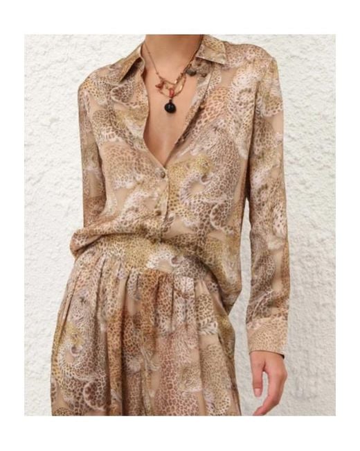 Zimmermann Natural Rebellion Relaxed Shirt