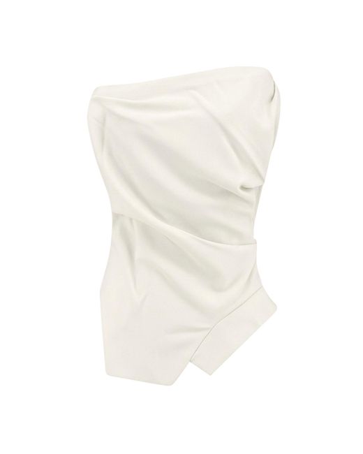 Rohe White Off-Shoulder Top