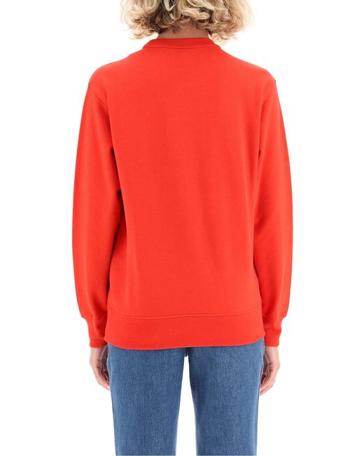 KENZO Red Logo-Print Sweatshirt