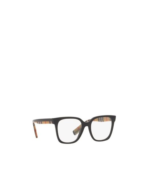 Burberry White Eyewear Square Frame Glasses