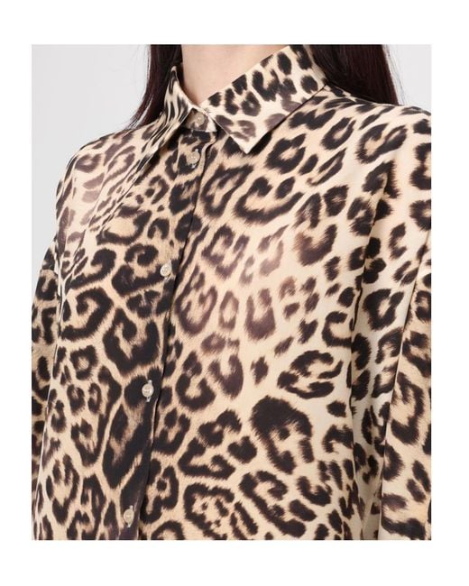 Ermanno Scervino Multicolor Leopard-Print Shirt