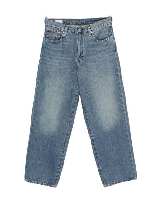 Levi's Blue 578 Baggy Wide-Leg Jeans for men