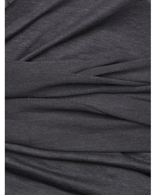 Soeur Gray Pleated-Detail Blouse