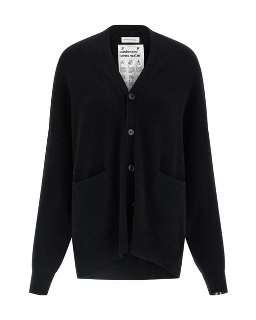 Extreme Cashmere Black N24 Tokio Knit Cardigan