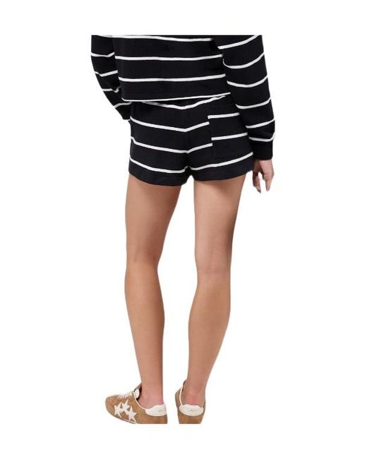 Amiri Black Striped Logo Shorts