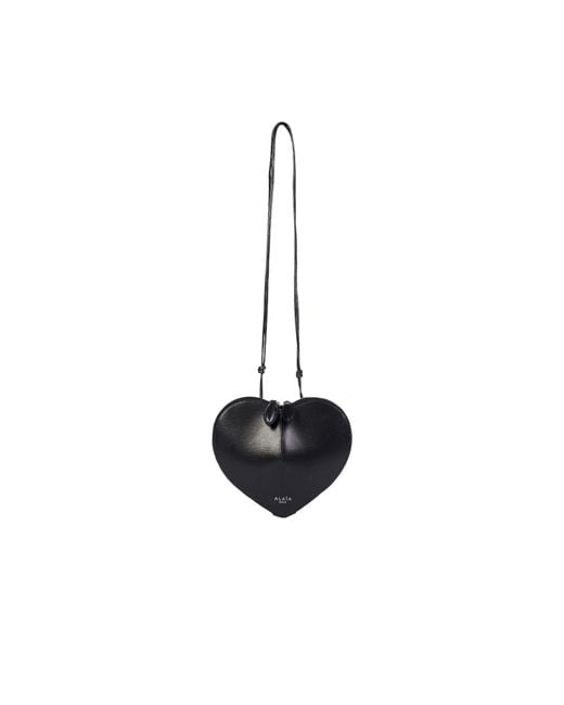 Alaïa White Heart-Shaped Shoulder Bag