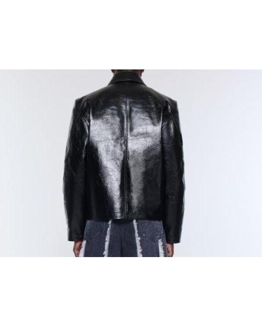 Séfr Black Long Sleeve Casual Jacket for men