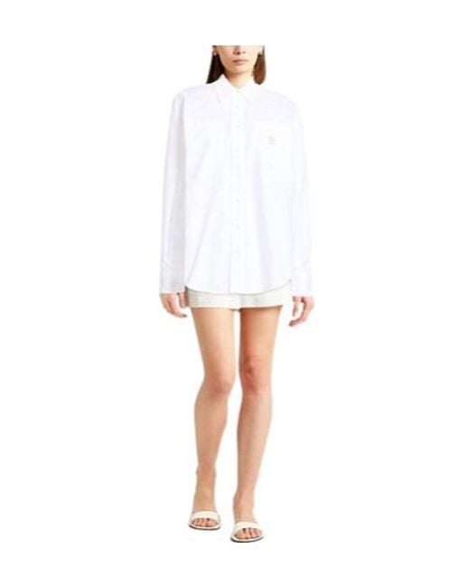 Brunello Cucinelli White Solid Colour Shirts