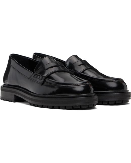 Aeyde Black Leon Loafers