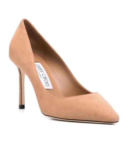 Jimmy Choo White Pointed High Heels