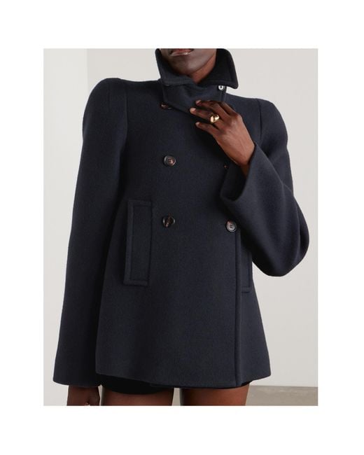 Chloé Black Double-Breasted Cropped Jacket