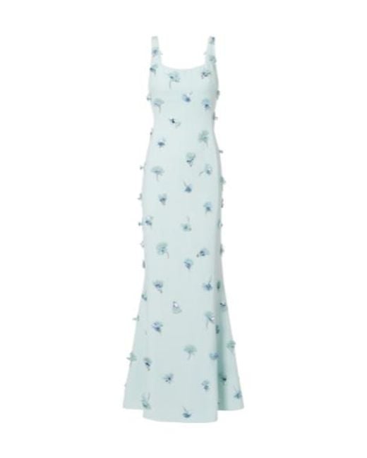 Jonathan Simkhai Blue Briella Embellished Gown