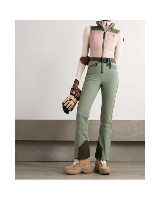 Moncler Green Sleeveless Ski Suit