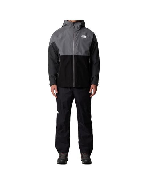 The North Face Black Colour-Block Hooded Jacket for men