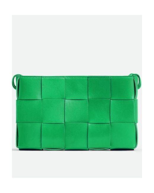 Bottega Veneta Green Cassette Handbag
