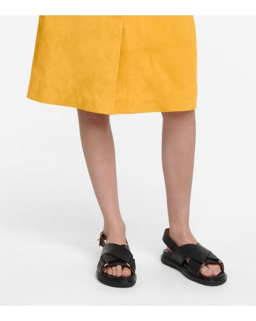 Joseph Yellow V-Neck Zipper Dress