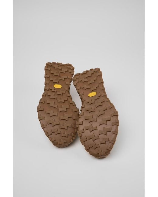 Camper Natural Suede-Panel Sneakers for men