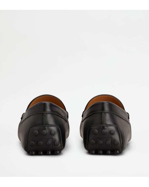 Tod's Black Gommino Loafers for men