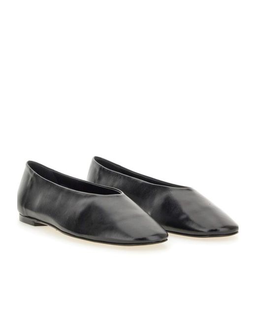 Aeyde Black Aeydē Ballerina Kirsten Flats