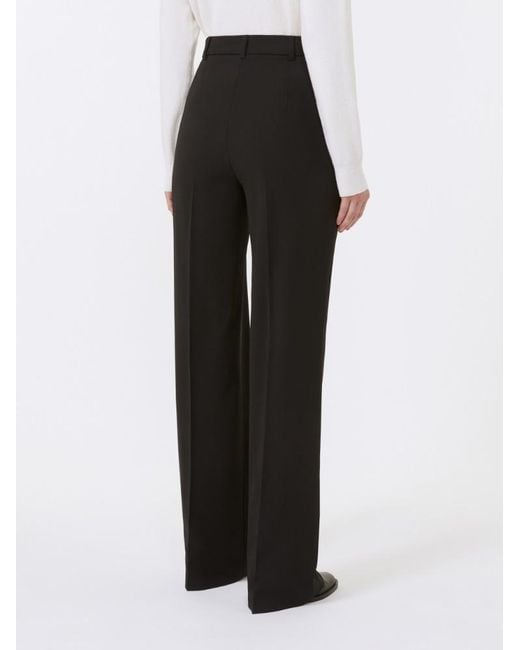 Max Mara Black Belt Loop Casual Pants