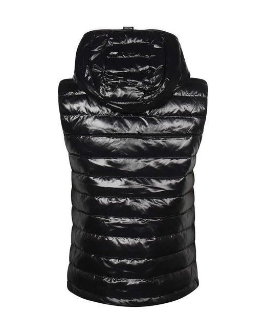 Duvetica Black Hooded Vest