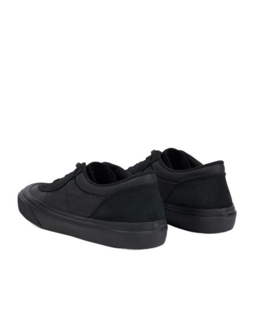 Stone Island Black Low-Top Trainers With Compass Logo Patch for men