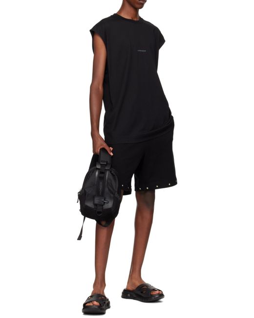 Givenchy Black Marshmallow Sandals for men