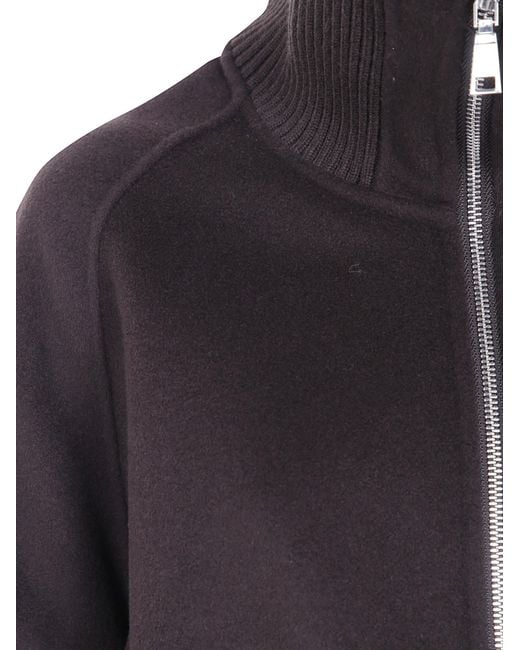 Seventy Purple Wool Bomber Jacket