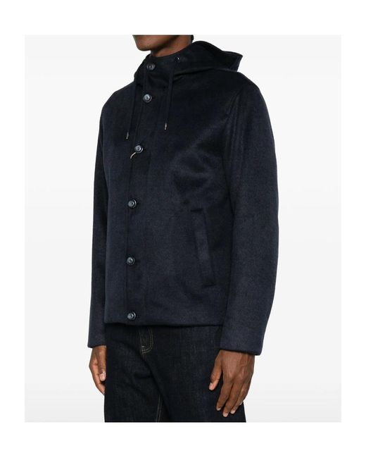Herno Black Long-Sleeve Jacket for men