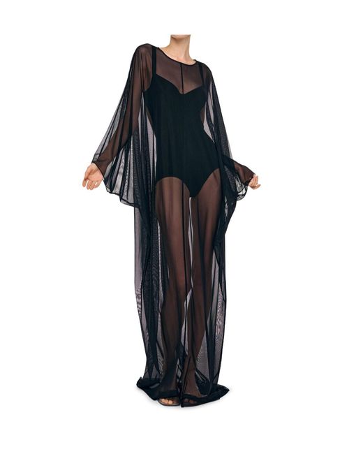 Norma Kamali Black Caftan