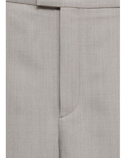 Bottega Veneta Gray Casual Pants With Belt Loops