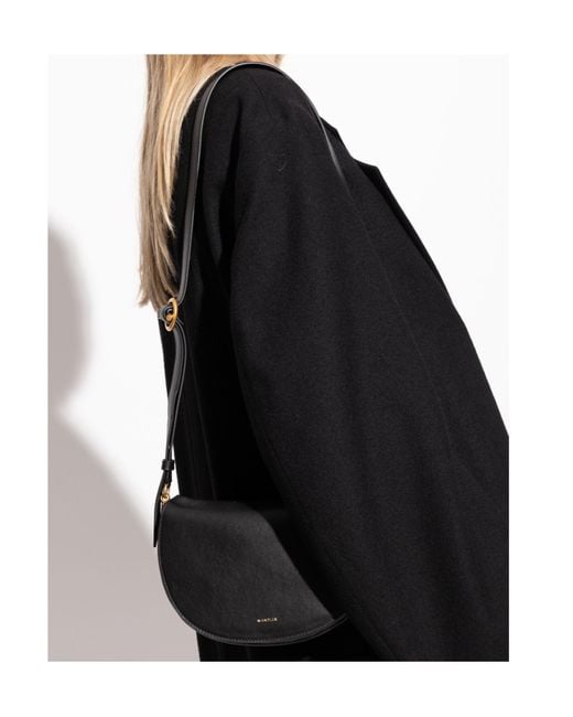 Wandler Black Logo Printed Crossbody Bag