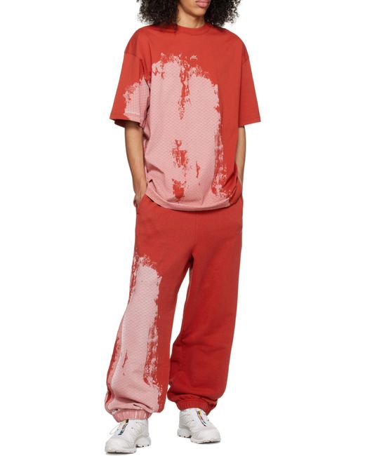 A_COLD_WALL* Red A-Cold-Wall* Graphic T-Shirt for men