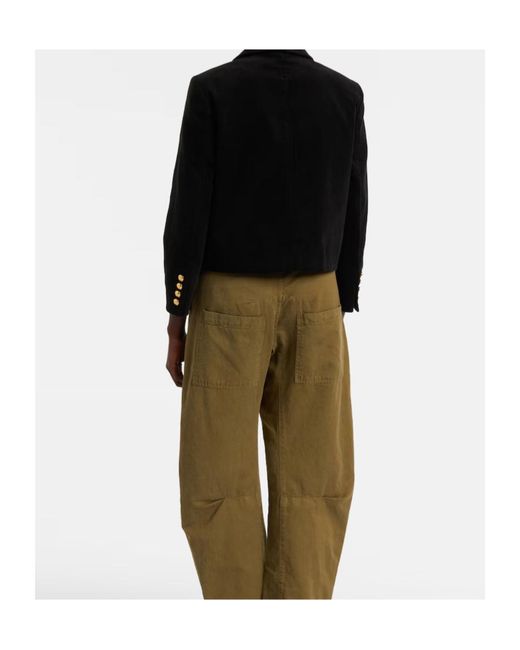 Nili Lotan Black Button-Down Casual Jacket