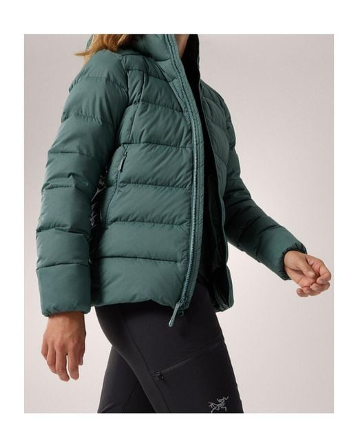 Arc'teryx Green Thorium Hooded Down Jacket