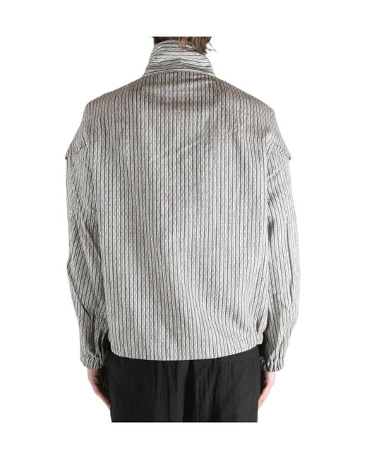 Kiko Kostadinov Gray Farkas Pullover Jacket for men