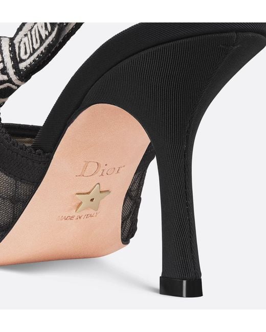 Dior Black J'A Slingback Pump