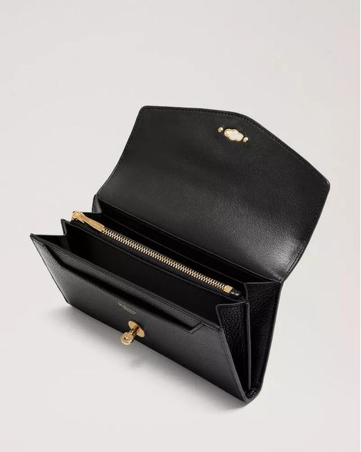 Mulberry Black Darley Small Twist-Lock Wallet